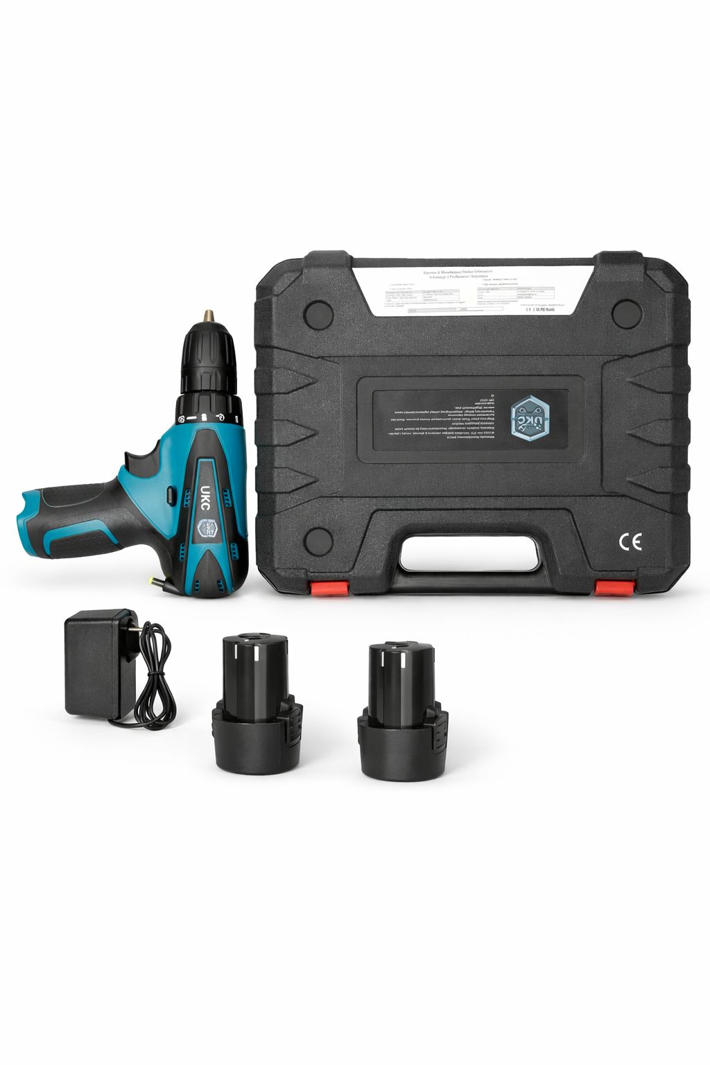 Akku-Bohrschrauber-Set mit 2 Akkus